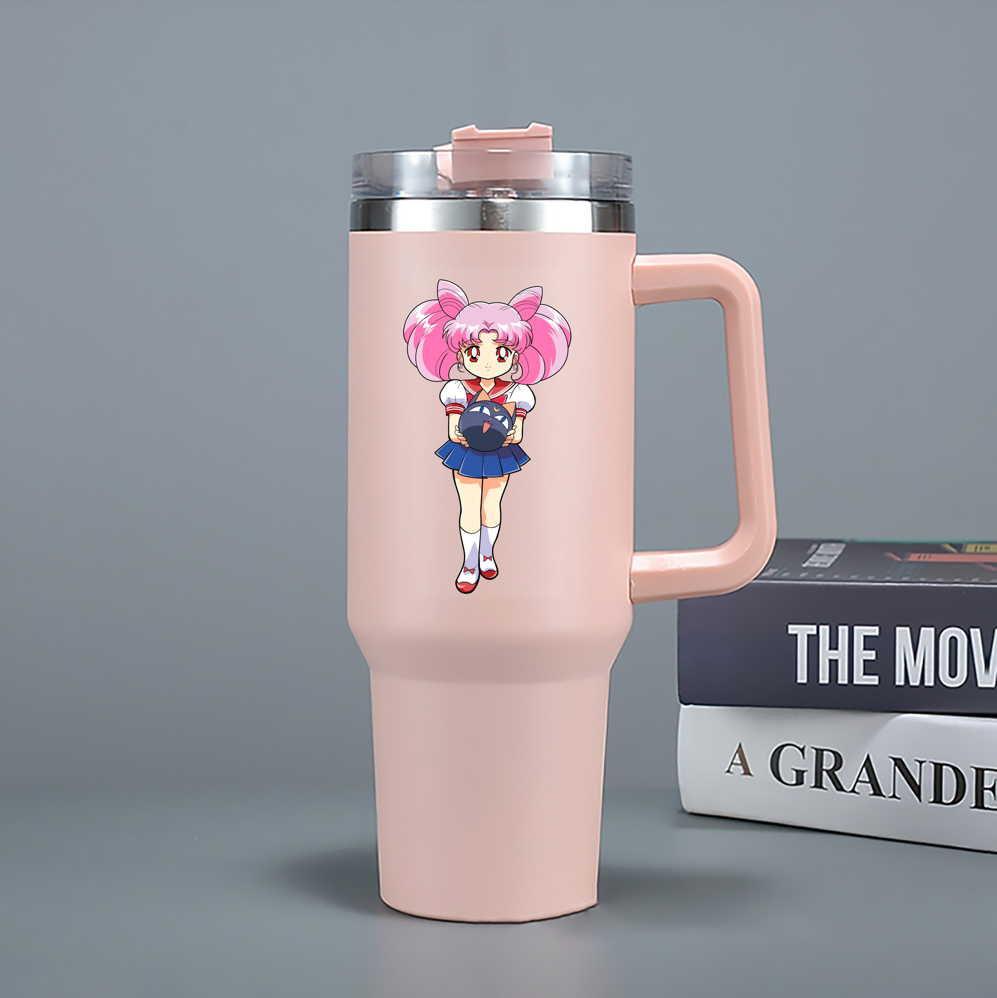 （画像用） 美少女戦士セーラームーン ちびうさ Sailor Moon Chibiusa Tsukino Usagi Small Lady Serenity 1200mL車用タンブラー（カラープリント）